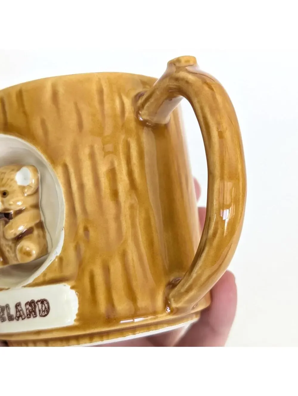 Vintage Graceland Souvenir Coffee Mug with Teddy Bear
